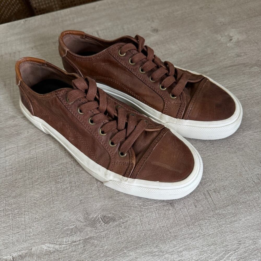 Frye Men's Leather Sneakers Brown Size 8.5